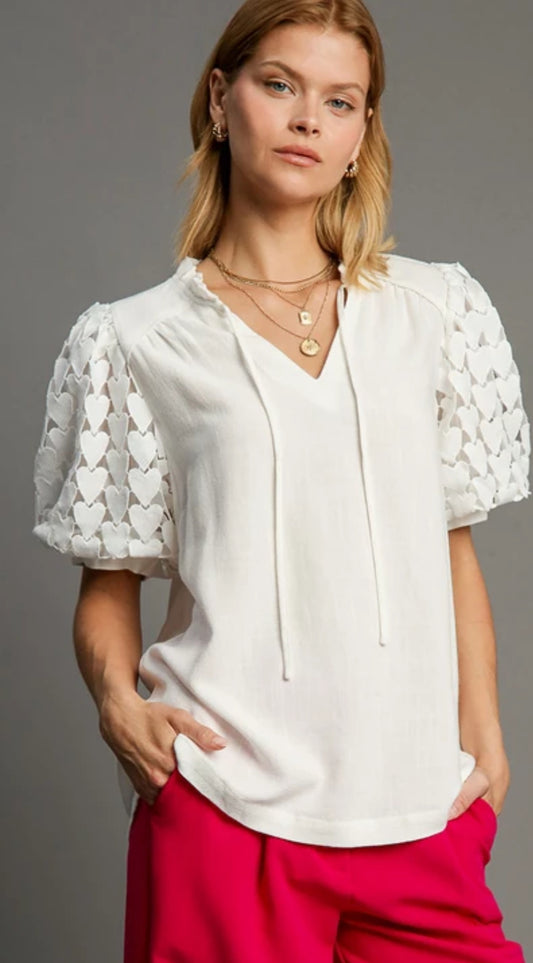 Heart On My Sleeve Top