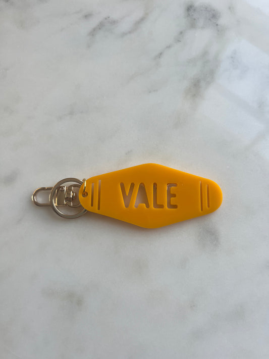 Yellow Vale Keychain
