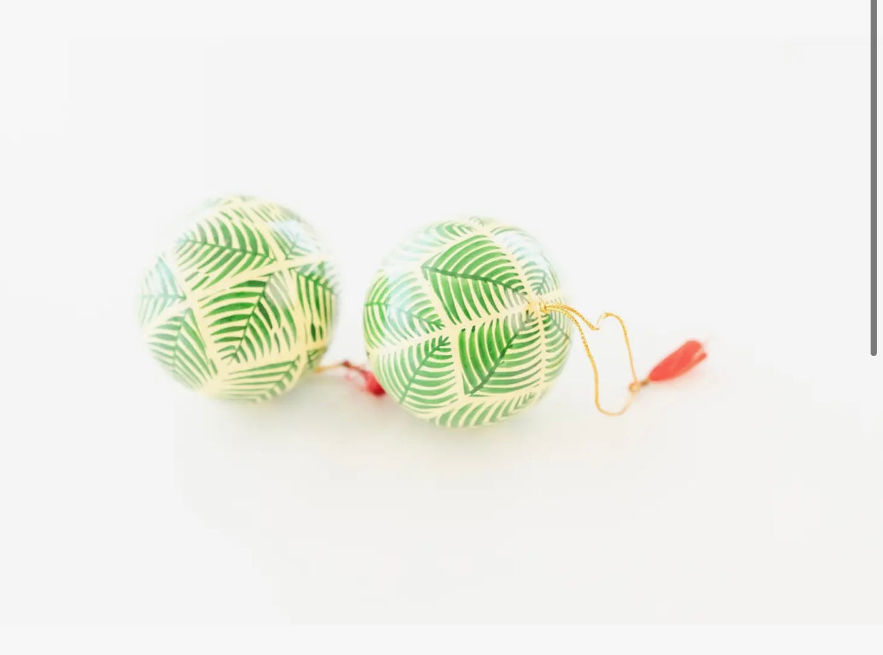 3” Palms Ornament