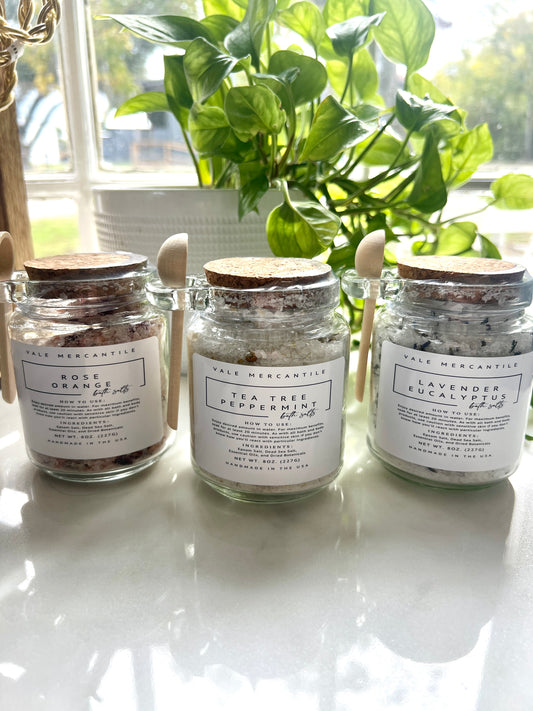 Bath Salt Lavender + Eucalyptus