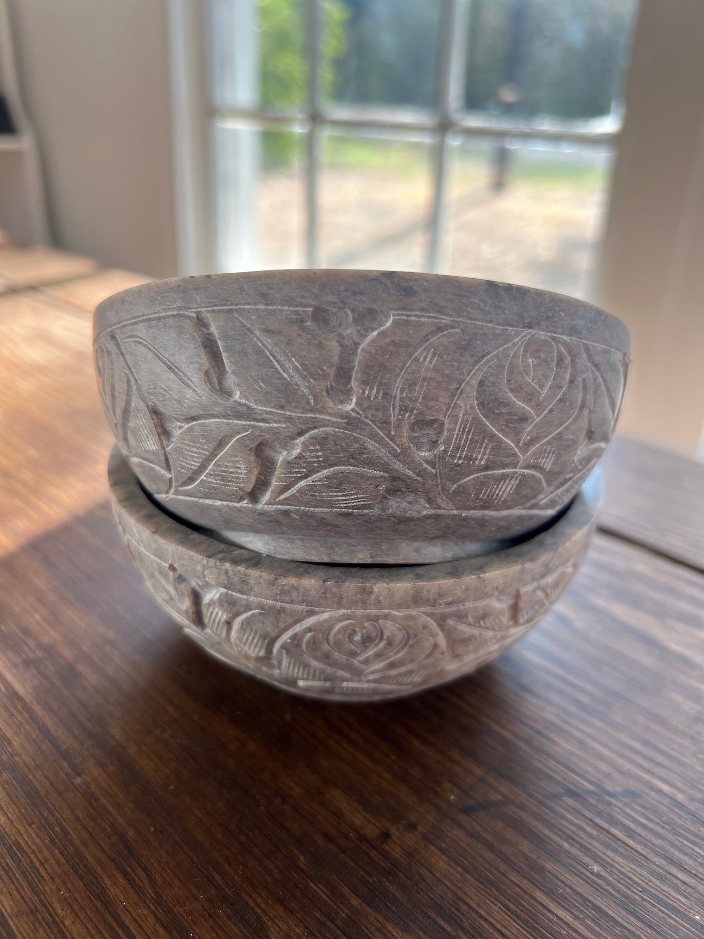 Carved Soapstone Bowl