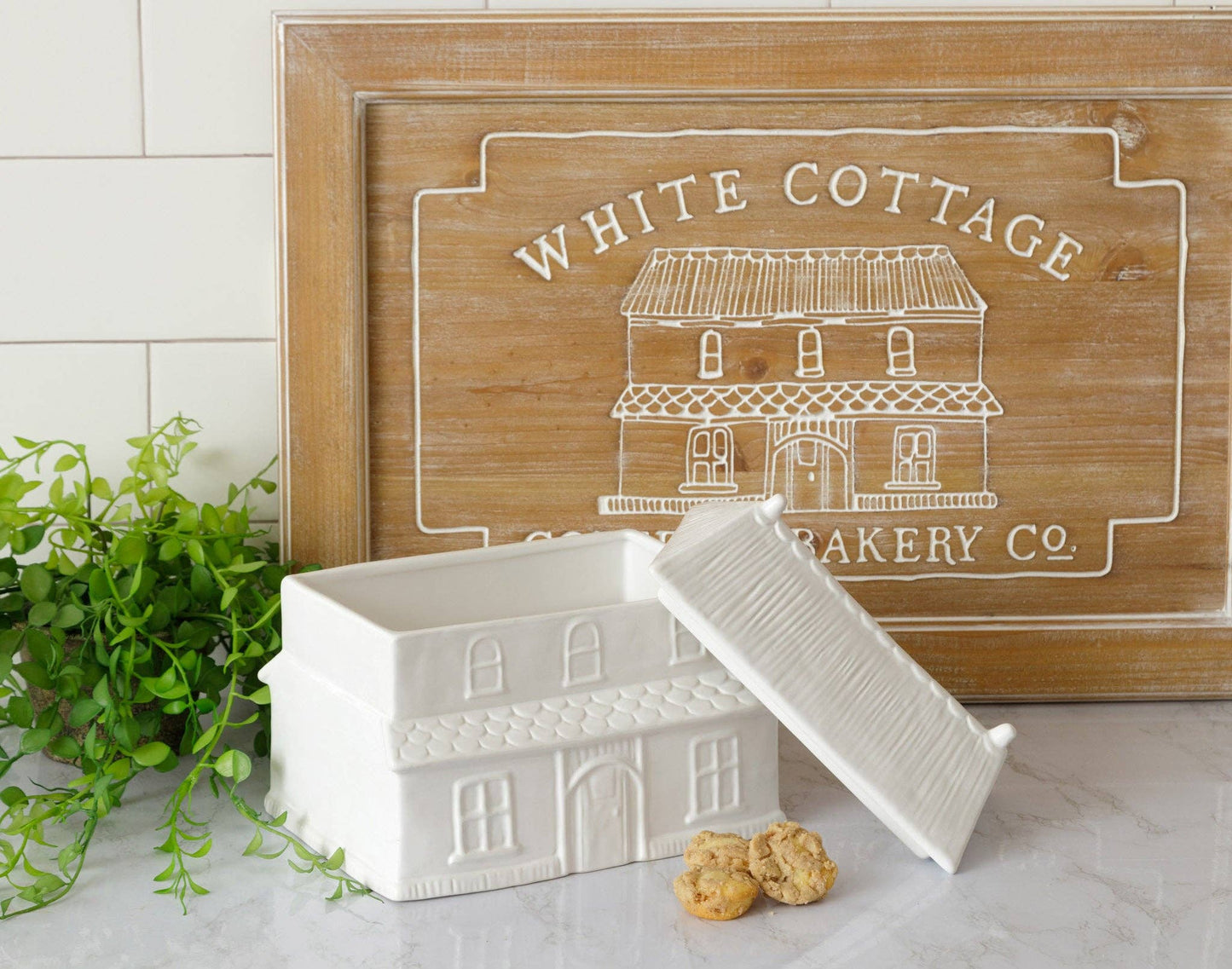 Cottage House Cookie Jar