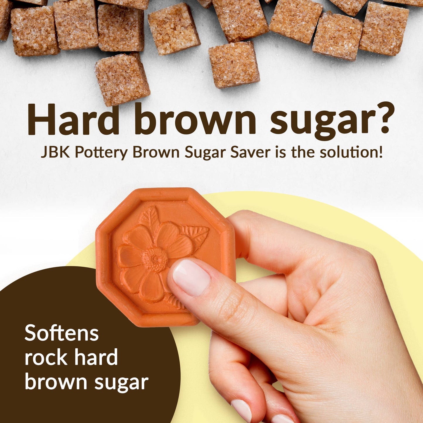 Brown Sugar Saver - Daisy Design