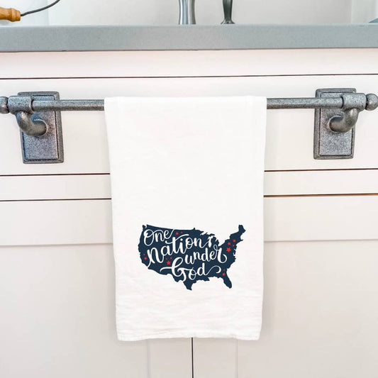 One Nation Under God - America Tea Towel