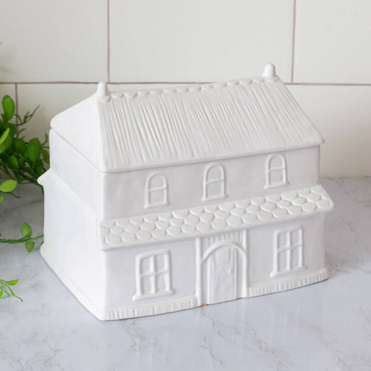 Cottage House Cookie Jar